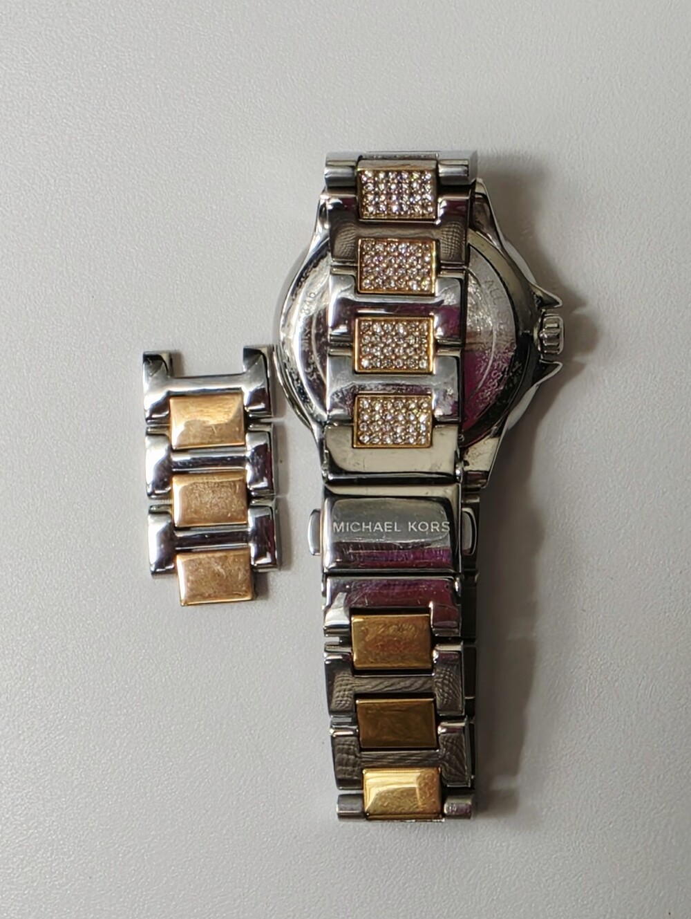 Michael Kors Camille Multifunction Two-Tone Stainless Steel Watch - Picture 5 of 8